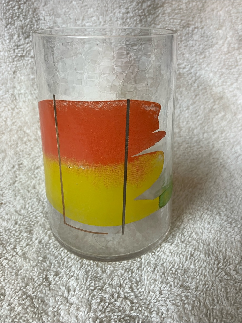 Anthropologie Modern Letter “L” 4 1/2” Tumbler